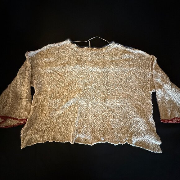 Free People Liberty Pullover Sweater Sz L - Picture 6 of 13
